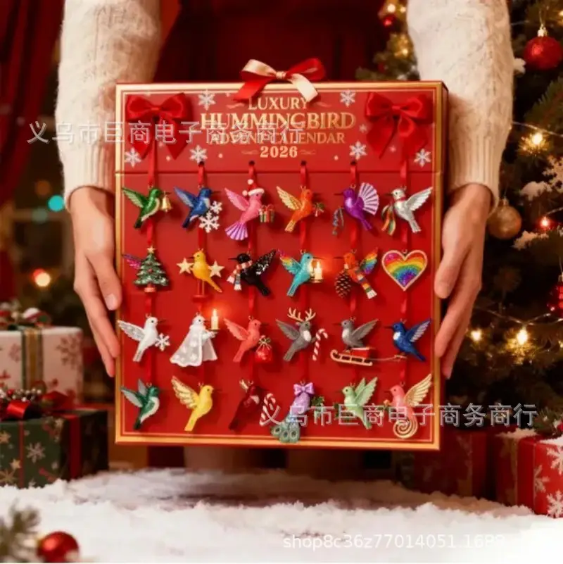 2026 Cross-Border Hot-Selling New Products Multi-Series Countdown Calendar Blind Box Decorative Flat Acrylic Pendant Gift