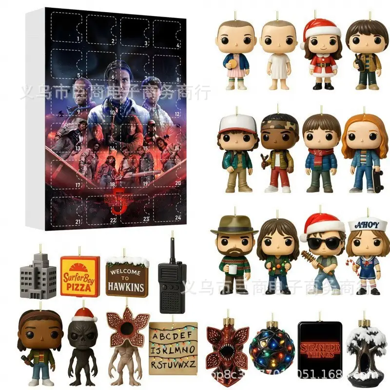 2026 Cross-Border Hot-Selling New Products Multi-Series Countdown Calendar Blind Box Decorative Flat Acrylic Pendant Gift