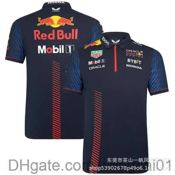 Fashionable New Style Versatile Racing and Off-Road Riding Clothing for Men, Short-Sleeved Polo Shirt, Comfortable, Wear-Resistant, Anti-Static