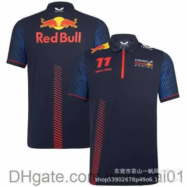 Fashionable New Style Versatile Racing and Off-Road Riding Clothing for Men, Short-Sleeved Polo Shirt, Comfortable, Wear-Resistant, Anti-Static