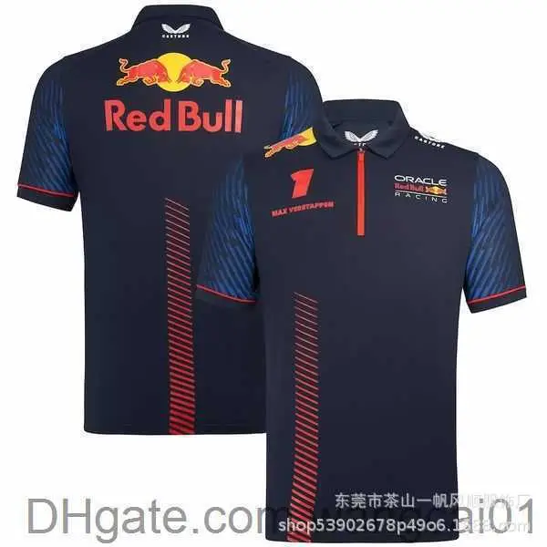 Fashionable New Style Versatile Racing and Off-Road Riding Clothing for Men, Short-Sleeved Polo Shirt, Comfortable, Wear-Resistant, Anti-Static