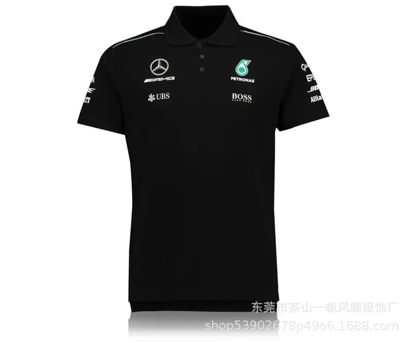 Fashionable New Style Versatile Racing and Off-Road Riding Clothing for Men, Short-Sleeved Polo Shirt, Comfortable, Wear-Resistant, Anti-Static