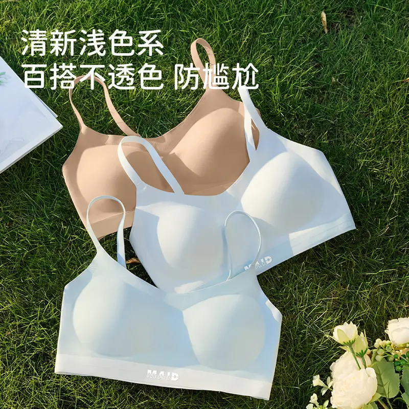 Stage 2 of Development: Seamless Children's and Girls' Underwear, Junior High School Students' Sports Seamless Vest Bra - Image 7