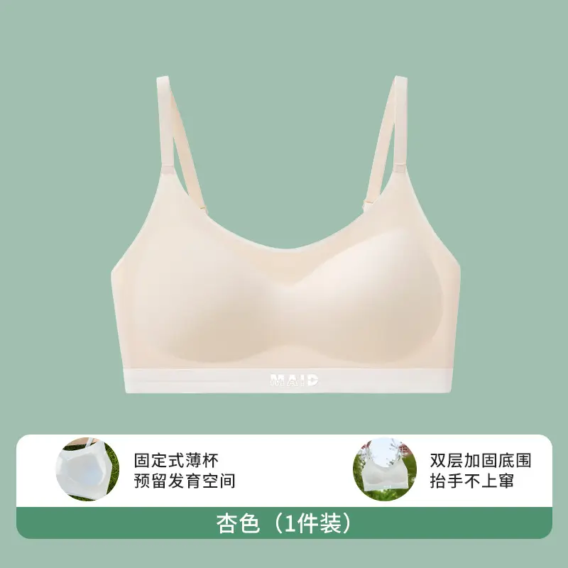 Stage 2 of Development: Seamless Children's and Girls' Underwear, Junior High School Students' Sports Seamless Vest Bra - Image 2
