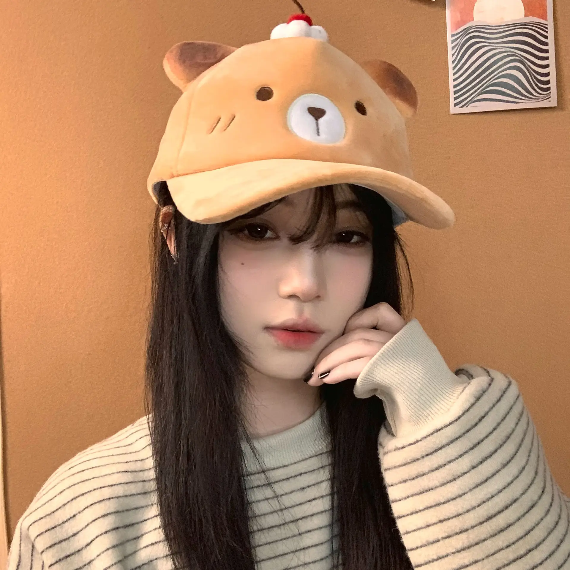 Cute Burnt Kitten Chef Cap for Women 2025 - Image 6