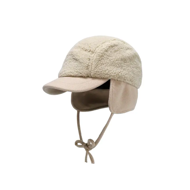 Winter Cycling Hat for Women Warm Windproof Black