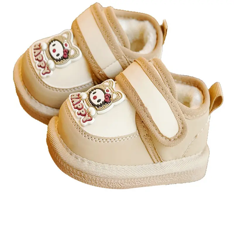 Toddler Shoes Winter Velvet Thickeneded Baby Shoes Soft Sole Non-Slip Beginner Baby Shoes 1-2 Years Old Snow Boots - Image 7