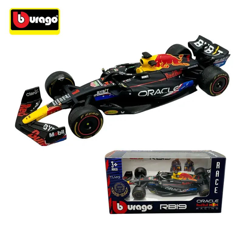 1:43 Bimei Red Bull Rb21F1 Japan Station Toy - Image 18