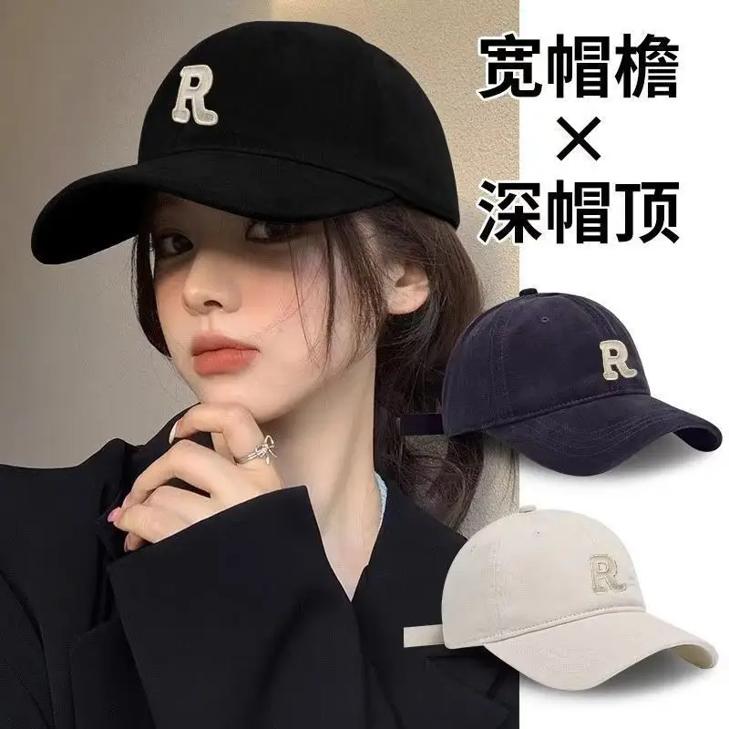 New Arrival Letter Embroidered Baseball Cap Black