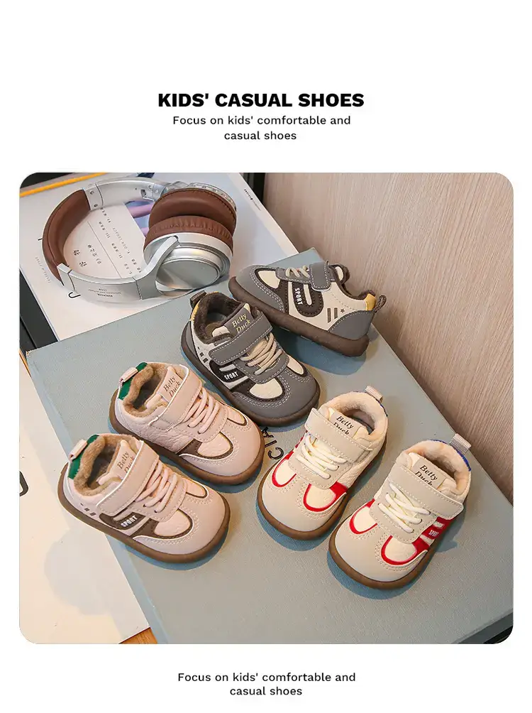 Winter Velvet Baby Shoes for Boys Girls Soft Non-Slip — feature 1