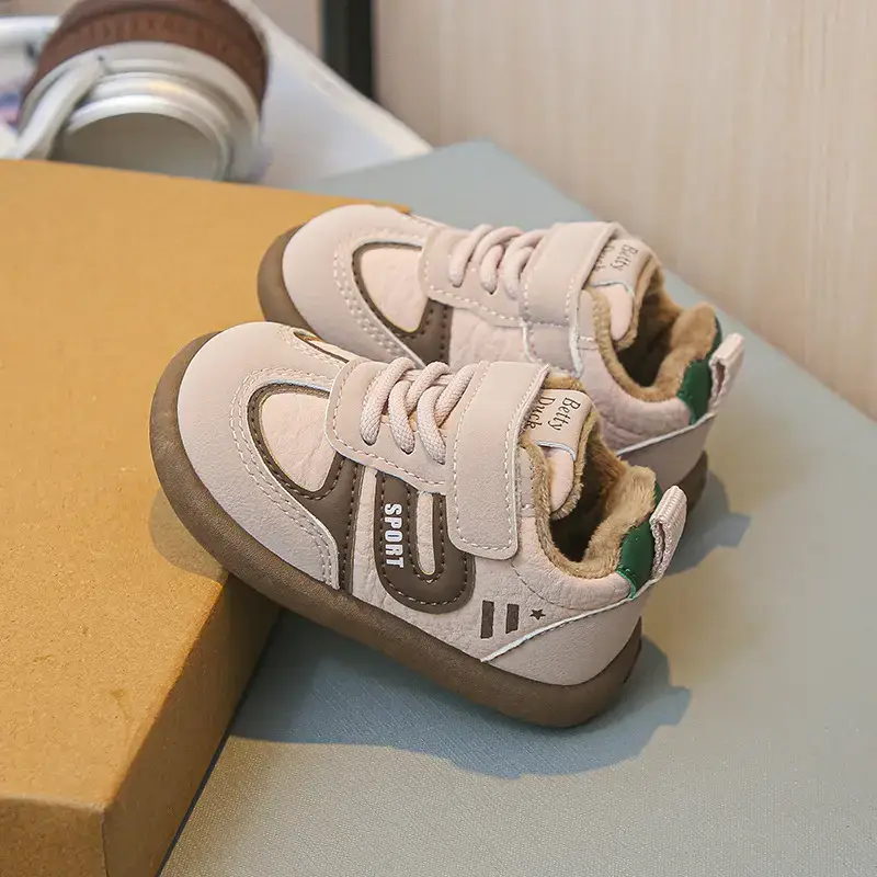 Winter Velvet Baby Shoes for Boys Girls Soft Non-Slip