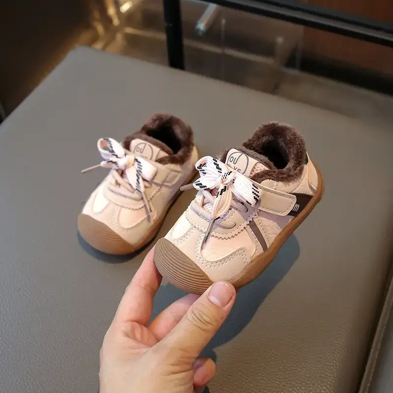 Baby Fleece Lined Winter Shoes for 0-3Yrs