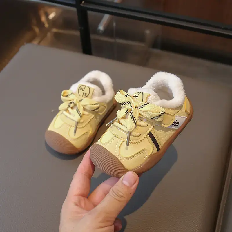 Baby Fleece Lined Winter Shoes for 0-3Yrs