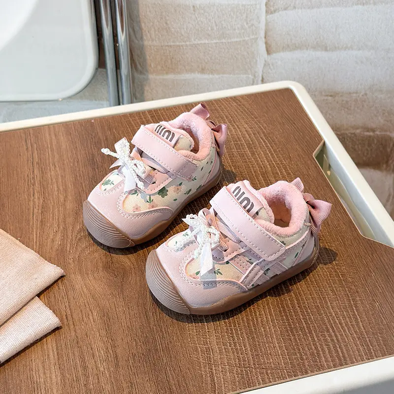 Autumn and Winter Baby Girl Toddler Shoes 0 to 1-3 Years Old Baby Shoes Soft Sole Girls Princess Shoes Autum Children's Shoes Functional Shoes - Image 5