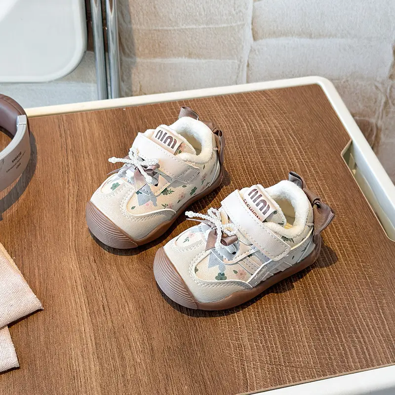Autumn and Winter Baby Girl Toddler Shoes 0 to 1-3 Years Old Baby Shoes Soft Sole Girls Princess Shoes Autum Children's Shoes Functional Shoes - Image 6