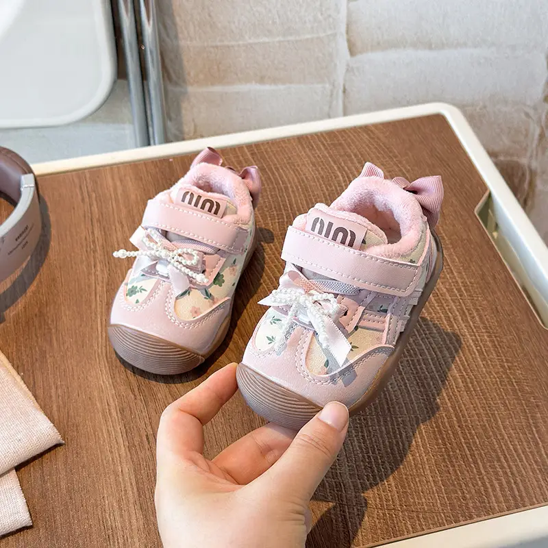 Autumn and Winter Baby Girl Toddler Shoes 0 to 1-3 Years Old Baby Shoes Soft Sole Girls Princess Shoes Autum Children's Shoes Functional Shoes - Image 2