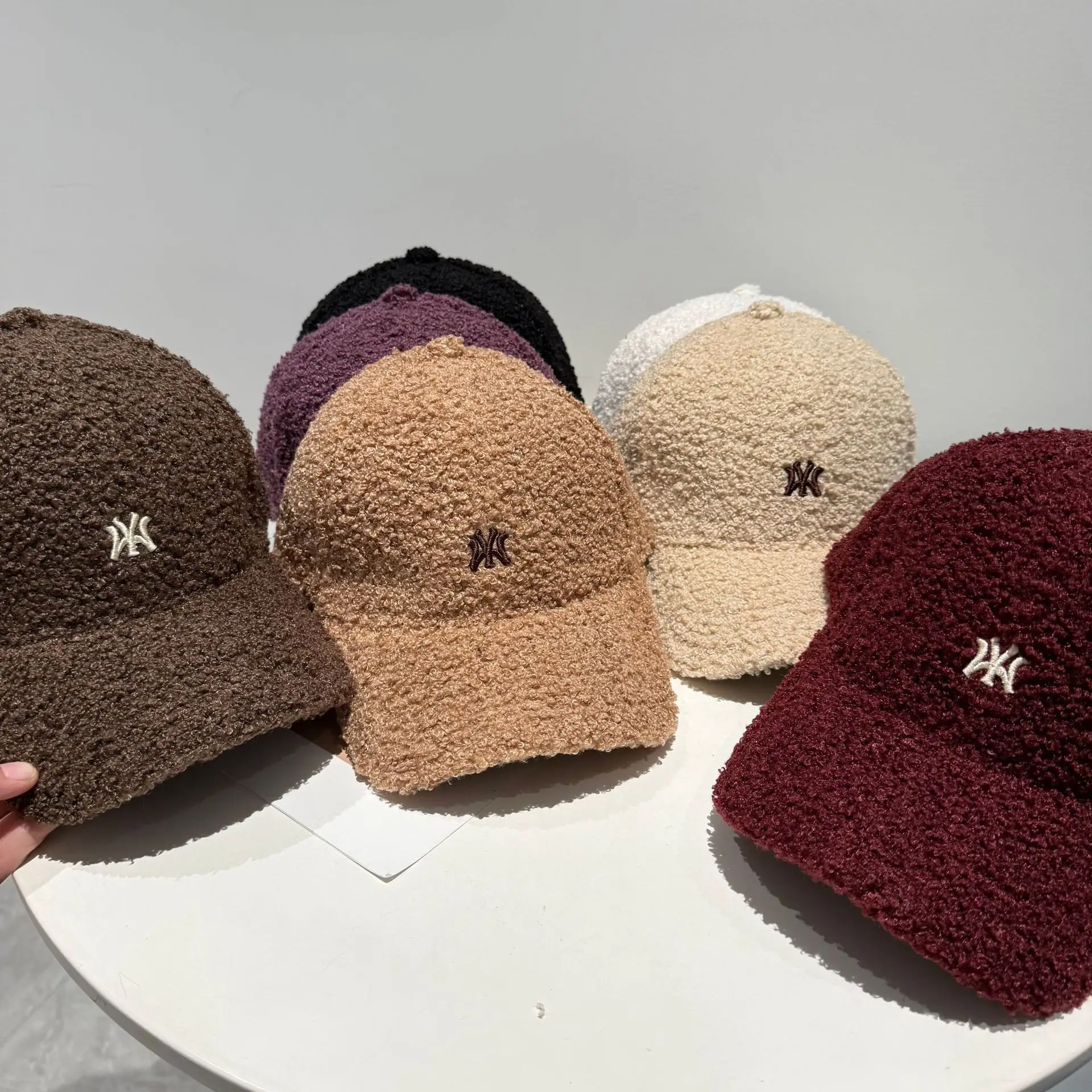Korean Style Wool Cap Brown Winter Warm - Image 7
