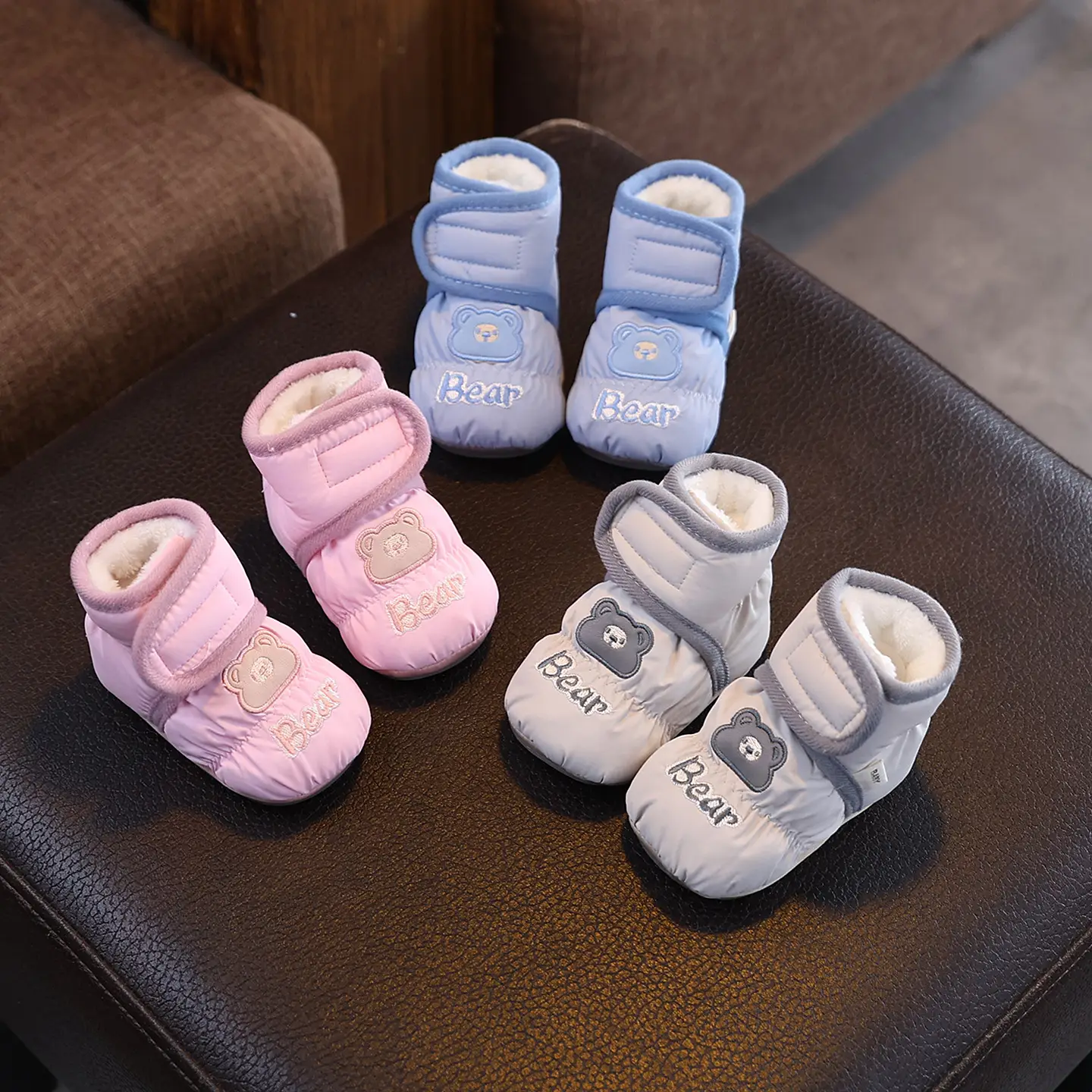Winter Baby Shoes for 3-12 Months Soft Rubber Warm