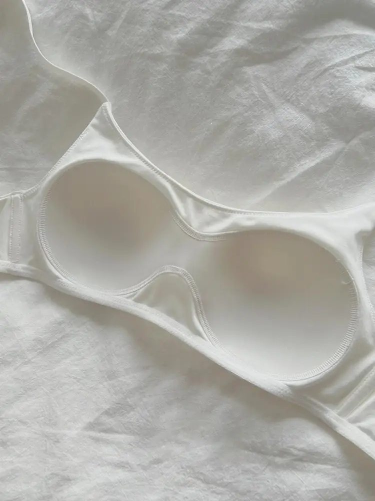 Zhiqumo Modal Round Breast One-Piece Seamless Intimates Women's Summer Thin Small Breast Push-Up Anti-Sagging Breathable Bra — feature 10
