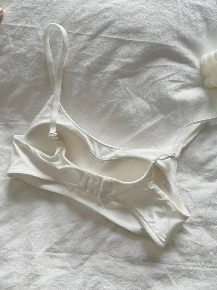 Zhiqumo Modal Round Breast One-Piece Seamless Intimates Women's Summer Thin Small Breast Push-Up Anti-Sagging Breathable Bra — feature 9