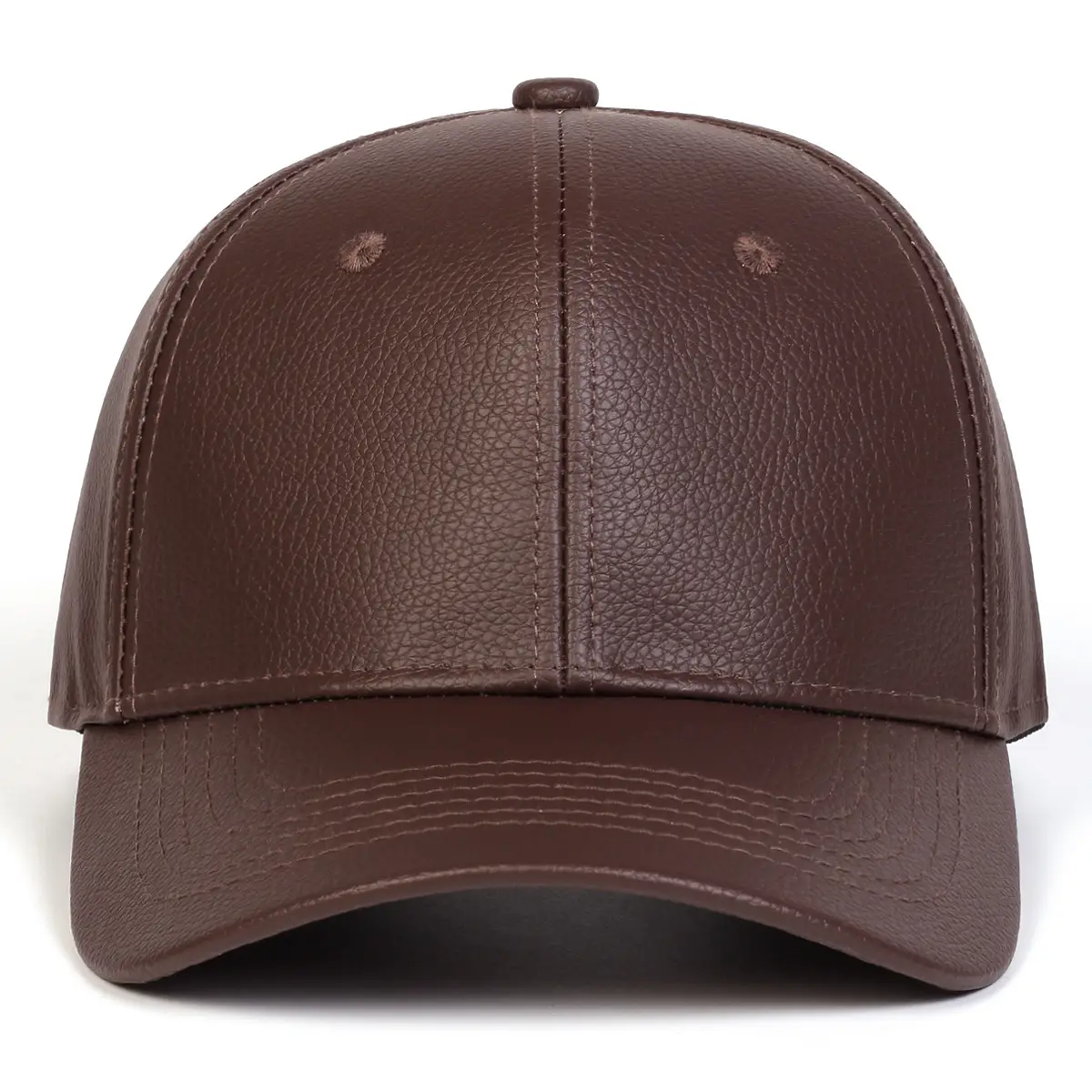 Black Leather Duckbill Cap for Women Winter — feature 4