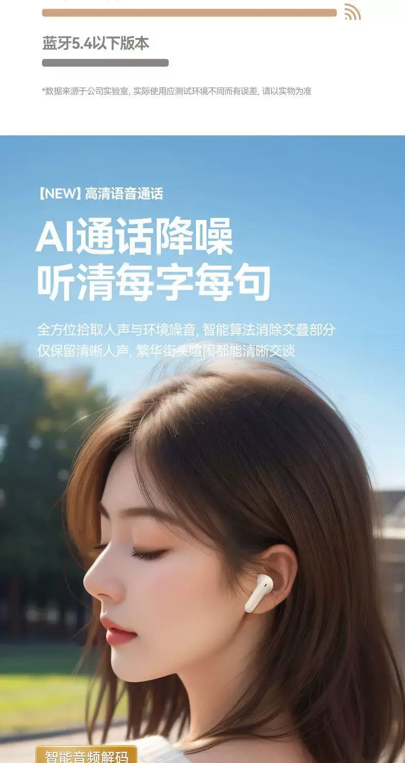 2025 New Semi-In-Ear Bluetooth Headset Wireless Dynamic Noise Reduction Bluetooth Headset Ultra-Long Battery Life Digital Display Bluetooth Headset — feature 4