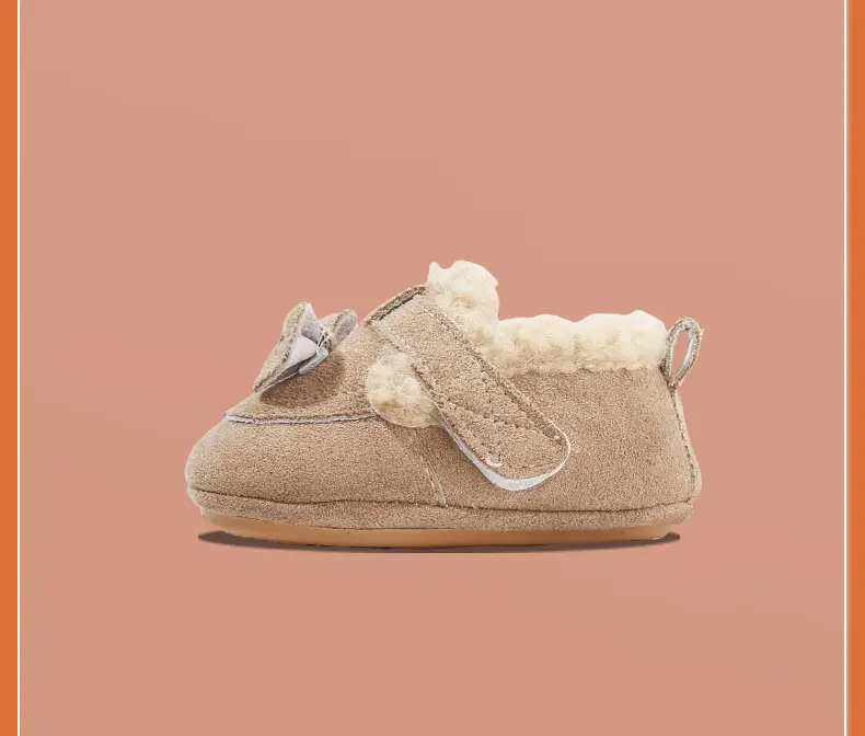 Winter Baby Shoes for Girls 0-6 Months Soft Fleece Lined — feature 26