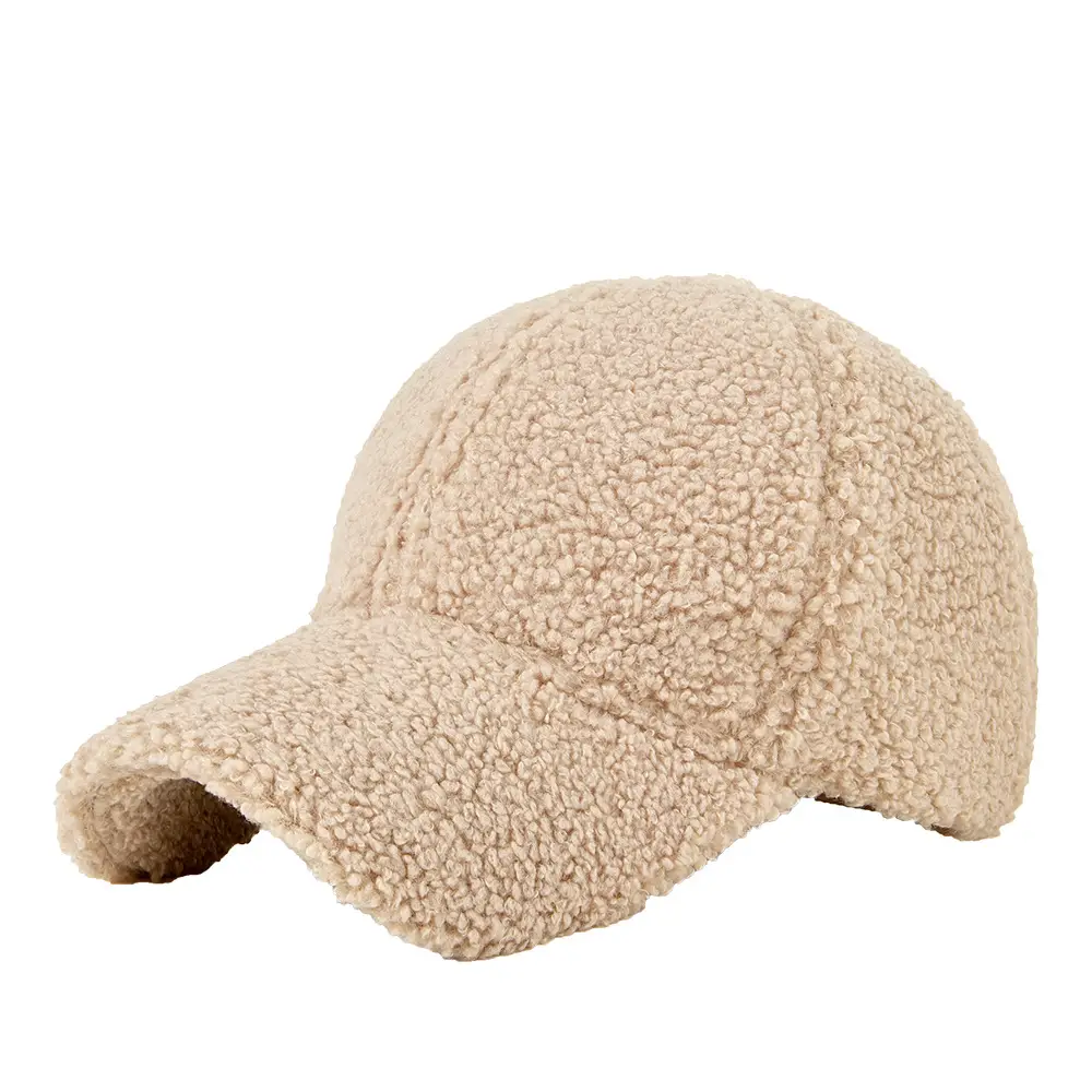 Winter Black Wool Baseball Cap for Men - Image 11