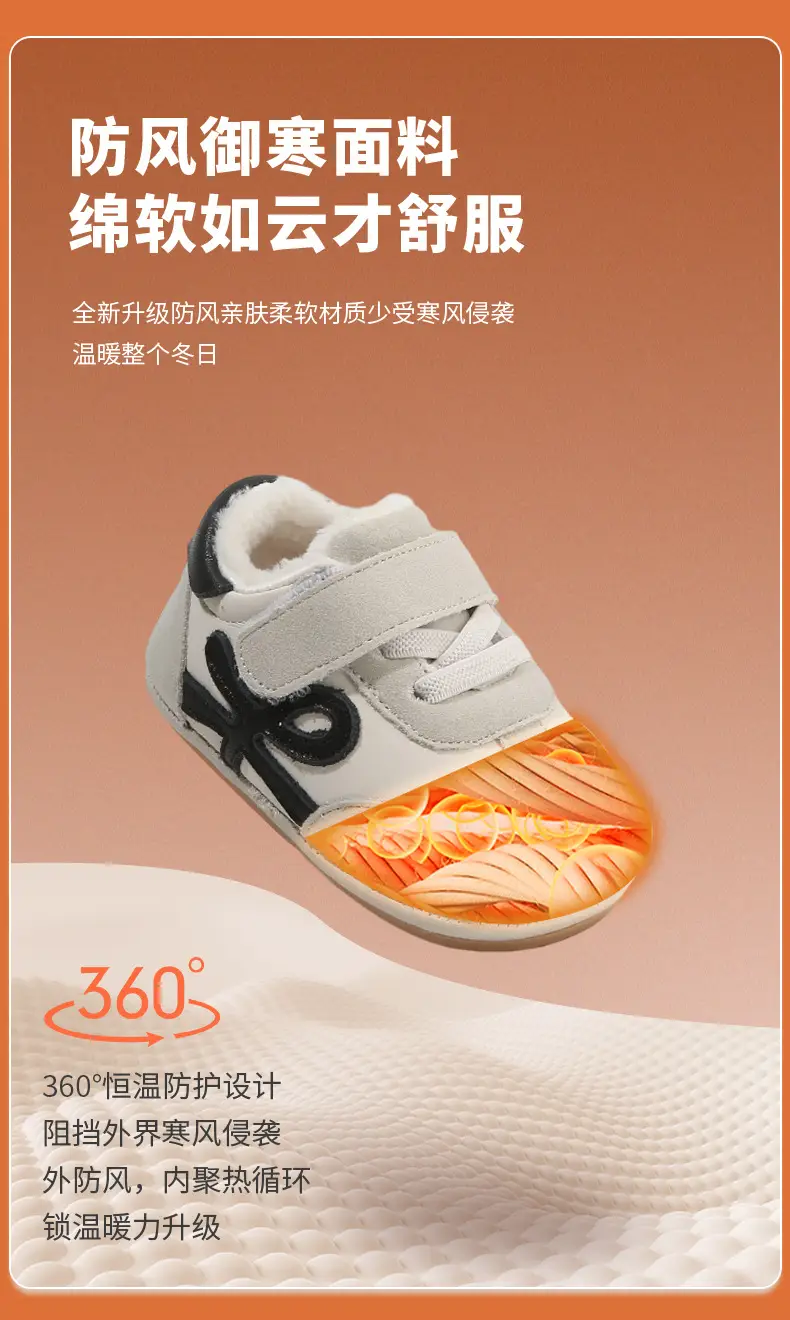 Fentyansu Winter Baby Shoes Soft Fleece Lined 6-12M — feature 16