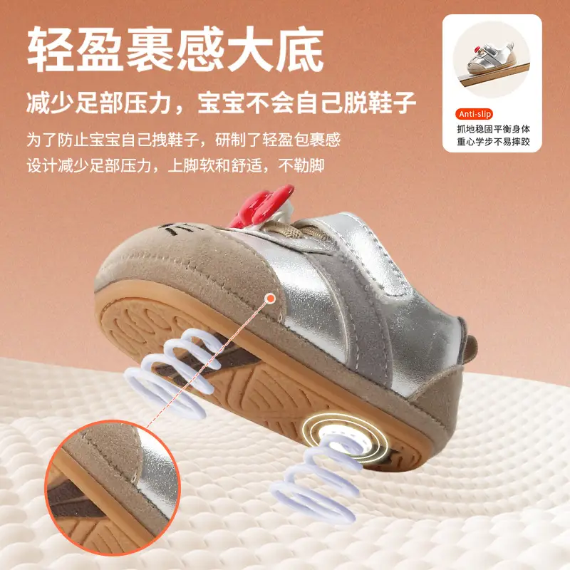 Winter Baby Shoes for Women Soft Fleece Lined Toddler Shoes