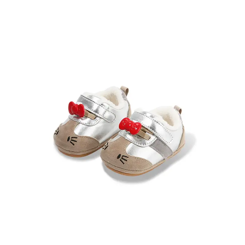 Winter Baby Shoes for Women Soft Fleece Lined Toddler Shoes