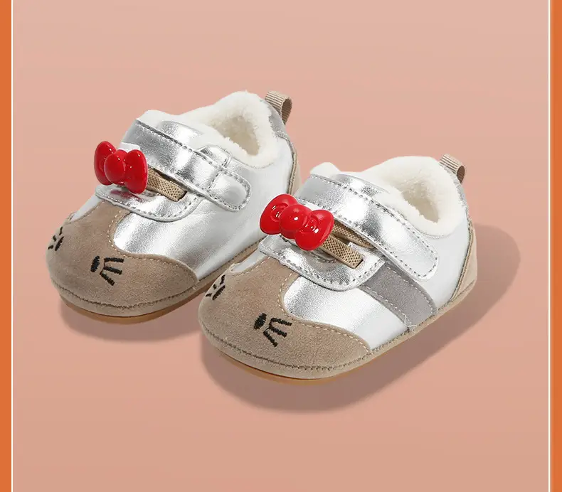 Winter Baby Shoes for Women Soft Fleece Lined Toddler Shoes — feature 19