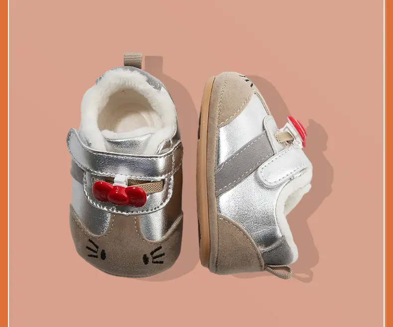 Winter Baby Shoes for Women Soft Fleece Lined Toddler Shoes — feature 20