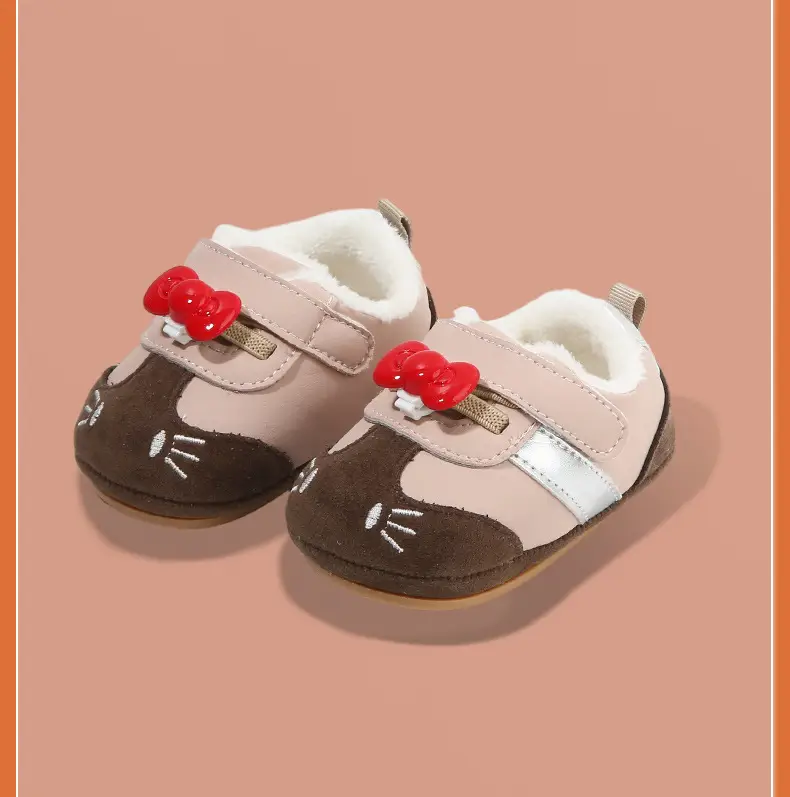 Winter Baby Shoes for Women Soft Fleece Lined Toddler Shoes — feature 22