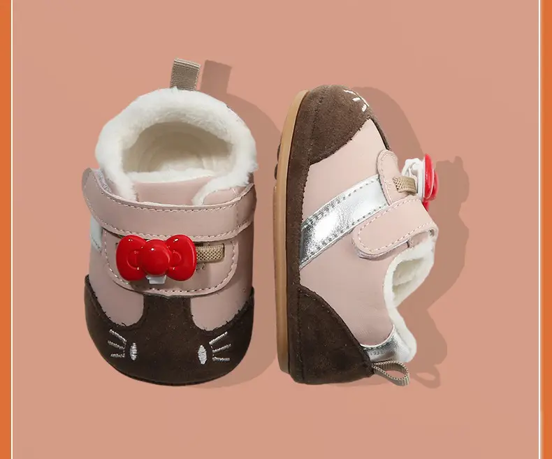 Winter Baby Shoes for Women Soft Fleece Lined Toddler Shoes — feature 23