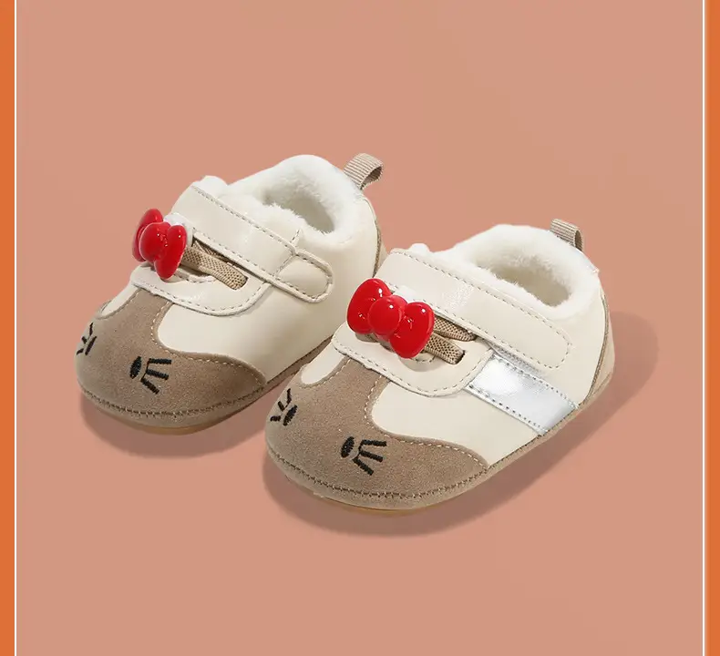 Winter Baby Shoes for Women Soft Fleece Lined Toddler Shoes — feature 25