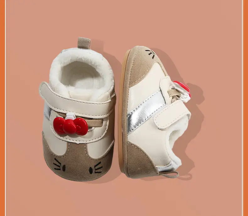 Winter Baby Shoes for Women Soft Fleece Lined Toddler Shoes — feature 26