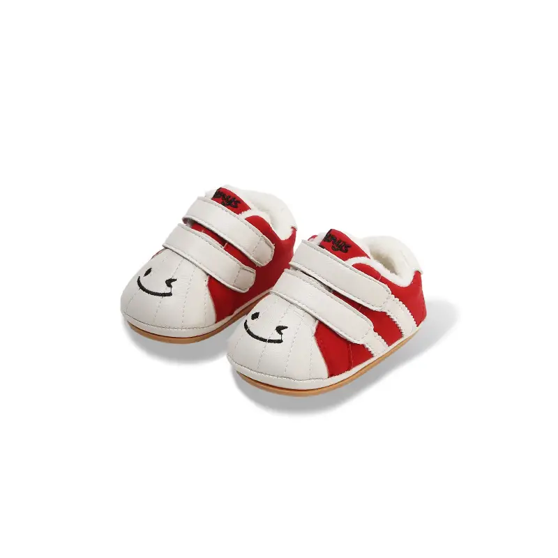Baby Fleece Lined Toddler Shoes Soft Sole Autumn Winter