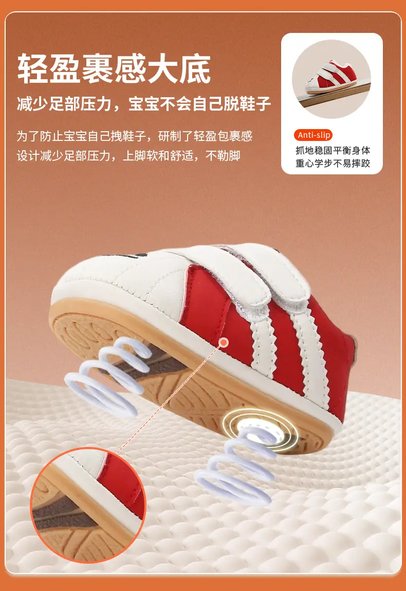 Baby Fleece Lined Toddler Shoes Soft Sole Autumn Winter — feature 18