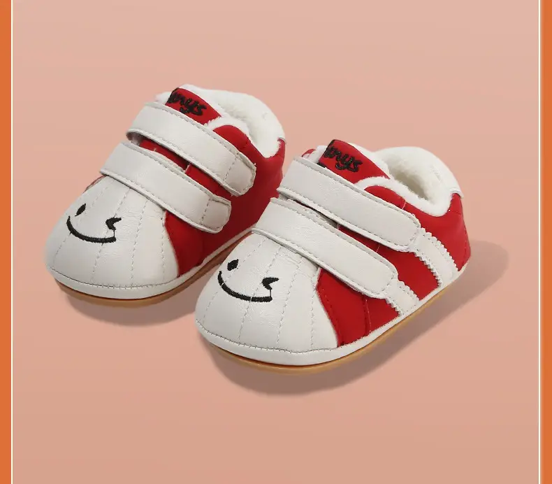 Baby Fleece Lined Toddler Shoes Soft Sole Autumn Winter — feature 24
