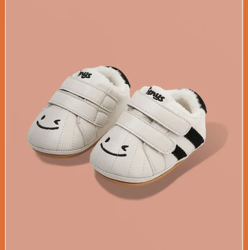 Baby Fleece Lined Toddler Shoes Soft Sole Autumn Winter — feature 27