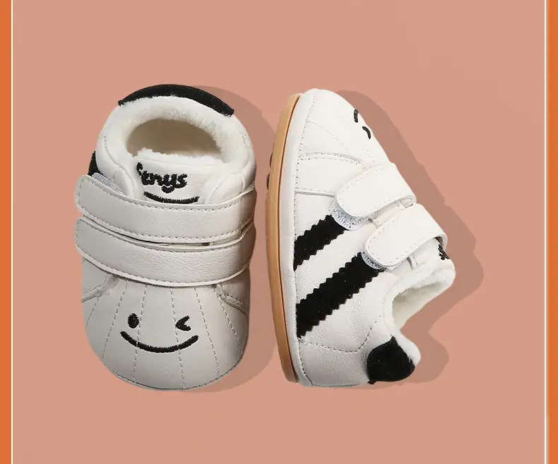 Baby Fleece Lined Toddler Shoes Soft Sole Autumn Winter — feature 28