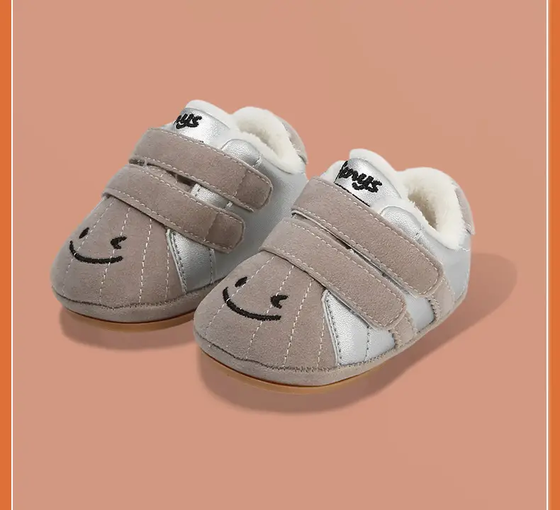 Baby Fleece Lined Toddler Shoes Soft Sole Autumn Winter — feature 30