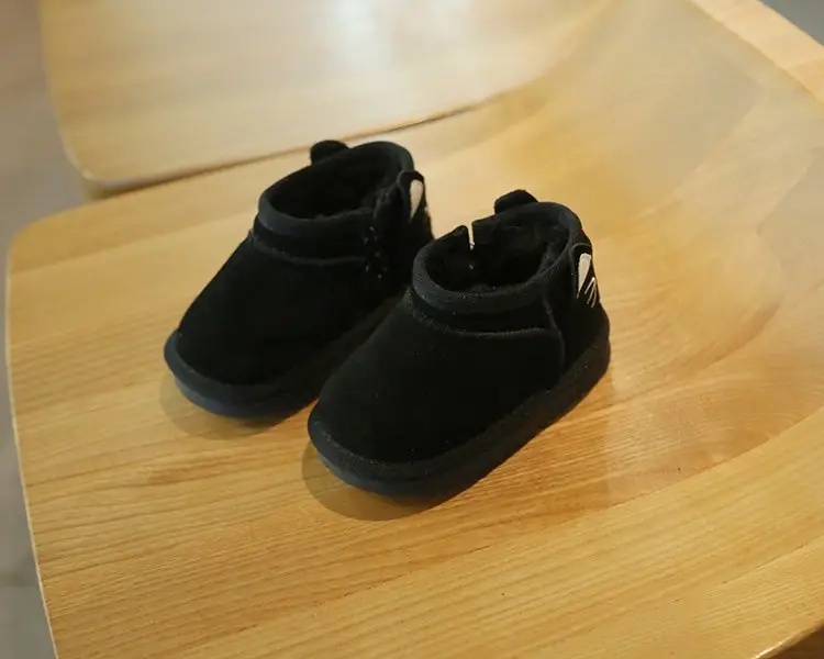 Baby Snow Boots for Girls Autumn Winter Plush Cotton Shoes — feature 15