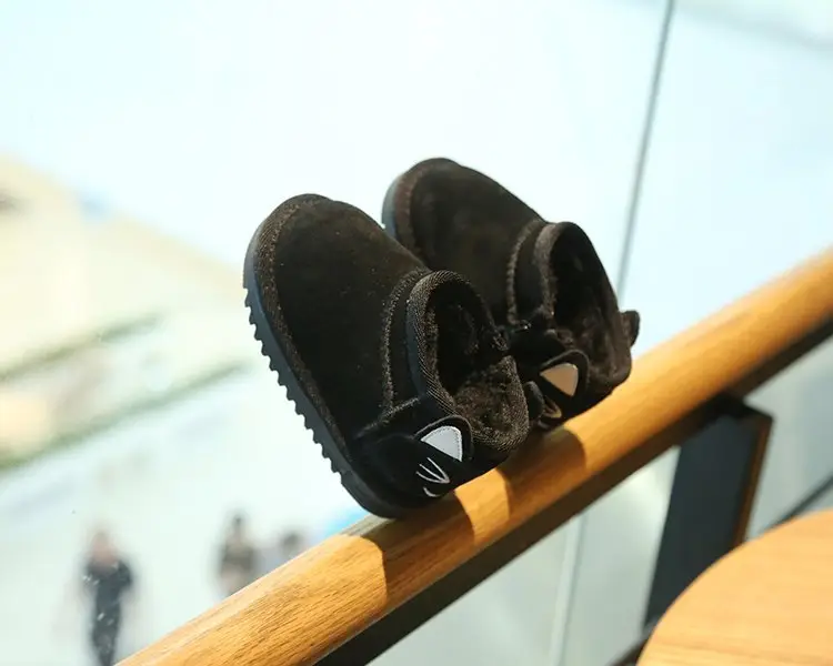 Baby Snow Boots for Girls Autumn Winter Plush Cotton Shoes — feature 16