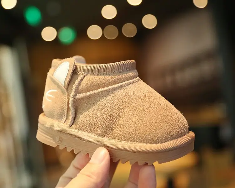 Baby Snow Boots for Girls Autumn Winter Plush Cotton Shoes — feature 20