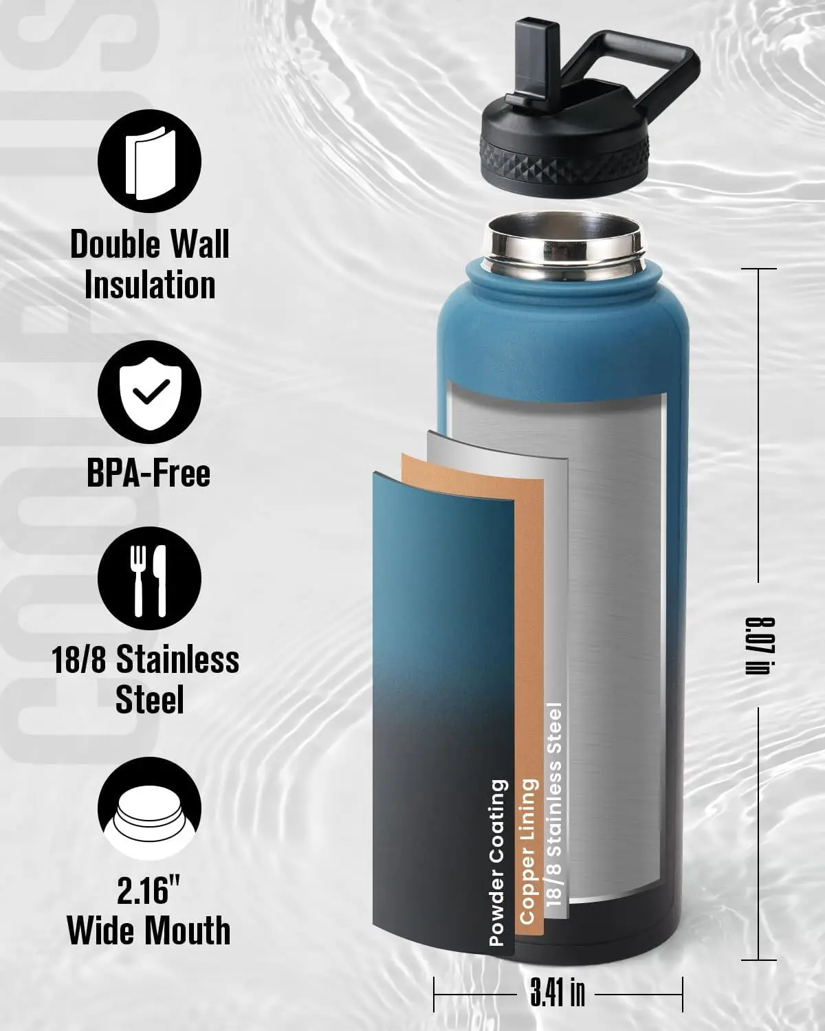 304 Stainless Steel Thermos Cup for Kids Outdoor Car Use — feature 3