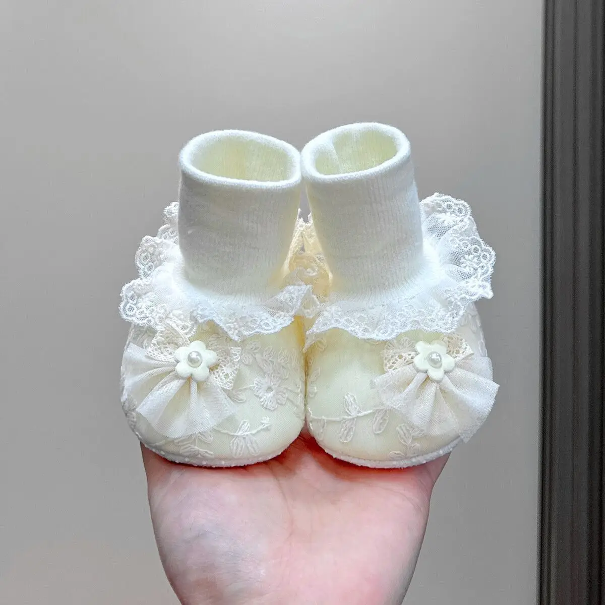 Baby Lace Socks 6-12M Female Non Slip