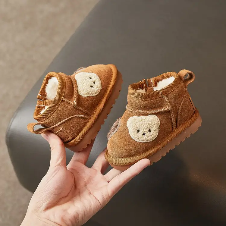 Baby Fleece Lined Snow Boots for 1-3Yrs Black — feature 12