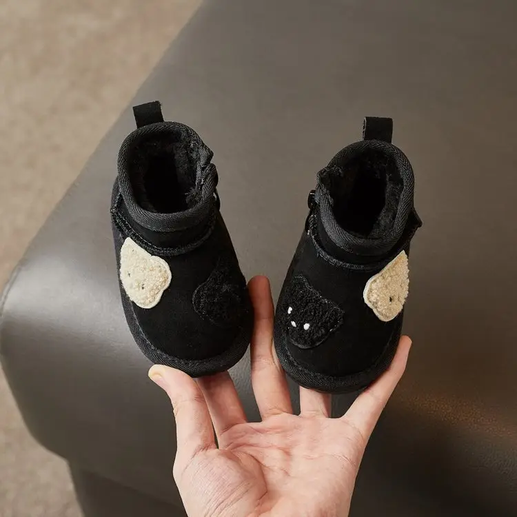Baby Fleece Lined Snow Boots for 1-3Yrs Black — feature 16